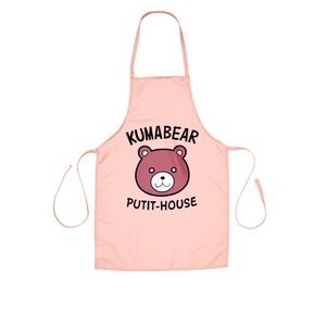 NWT Food Wars Kumabear Putit‑House Apron Anime Satoshi Isshiki Streetwear Cook